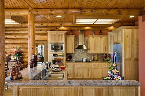 30+ Small Log Cabin Kitchens 2023 | DECORQT