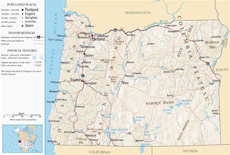 La Grande oregon Map | secretmuseum