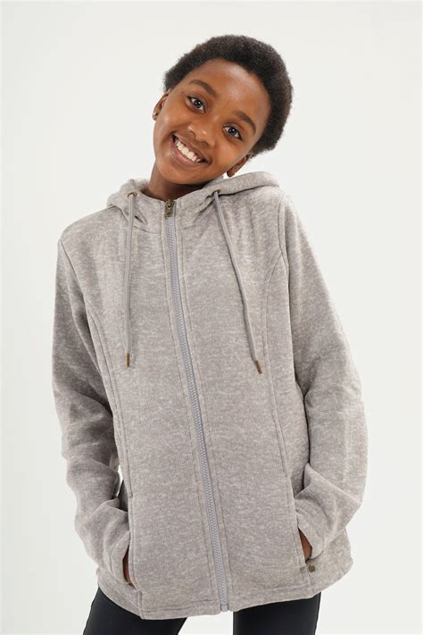 Sherpa-lined Fleece Hoodie