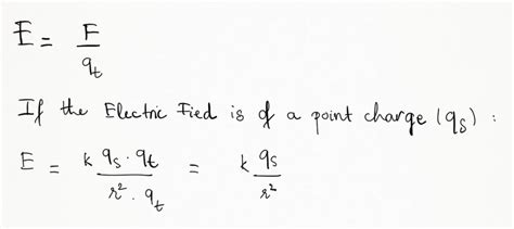 Electrical Force Equation
