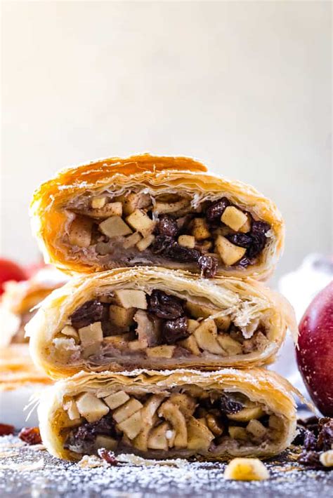 Apple Strudel with Phyllo Dough - The Seaside Baker