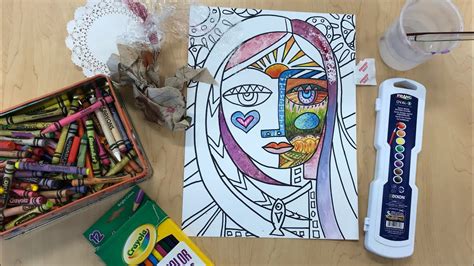 Abstract Portraits inspired by Picasso and Silberzweig- Part 1 - YouTube