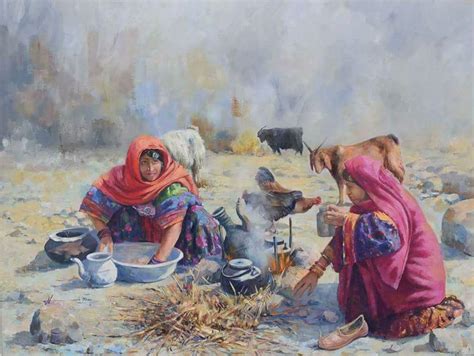 Pashtun Culture Depicted In PAINTINGS "Game Of Thrones Rabab Music"