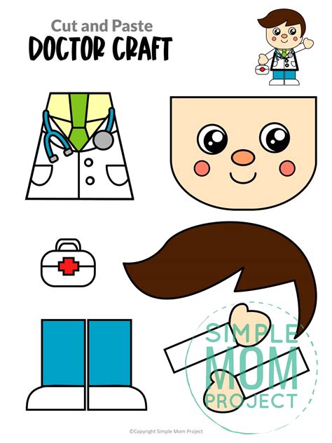 Free Printable Doctor Craft Template – Simple Mom Project