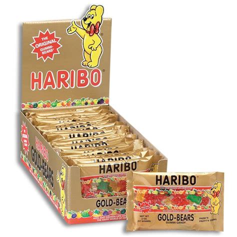 Haribo Gold-Bears Gummi Bears - 24ct Display Box