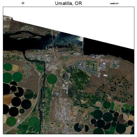 Aerial Photography Map of Umatilla, OR Oregon