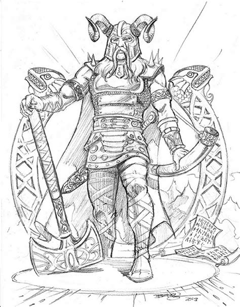 Norse Mythology #110438 (Gods and Goddesses) – Free Printable Coloring Pages