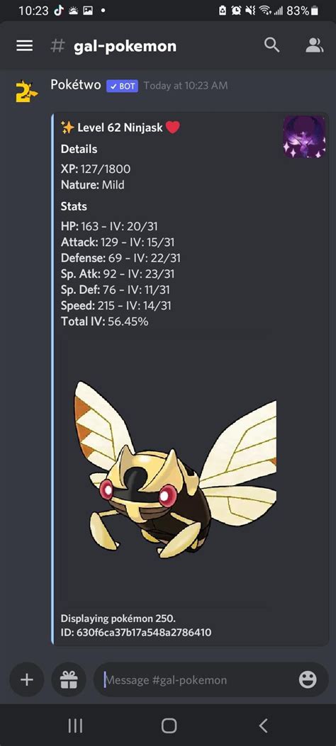 Pricecheck for shiny Ninjask and Shiny Tyrantrum : r/poketwo