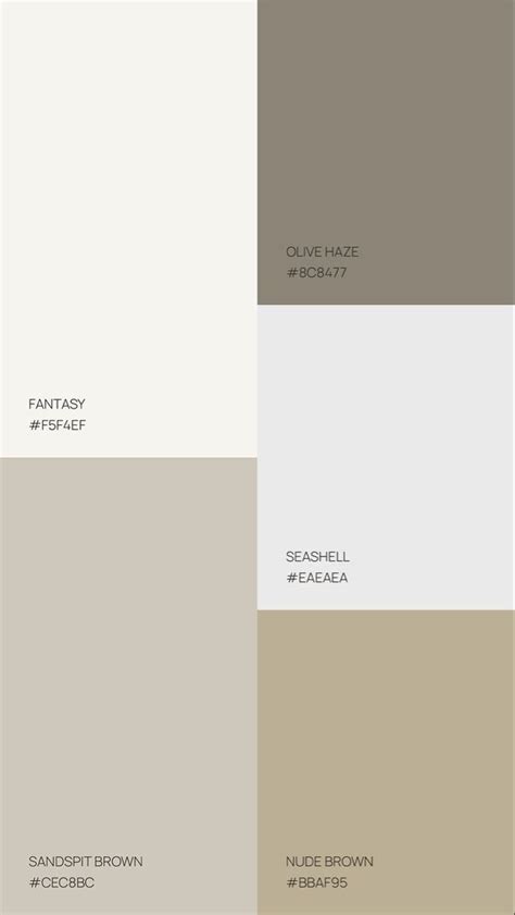 Skandi whites and brown tones | Nature color palette, Color palette, Nude color palette