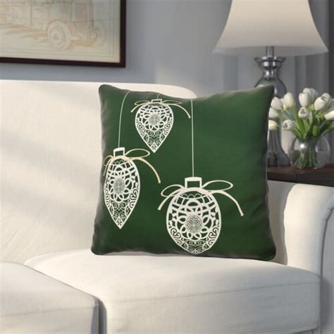 Geometric Green Throw Pillows You'll Love | Wayfair