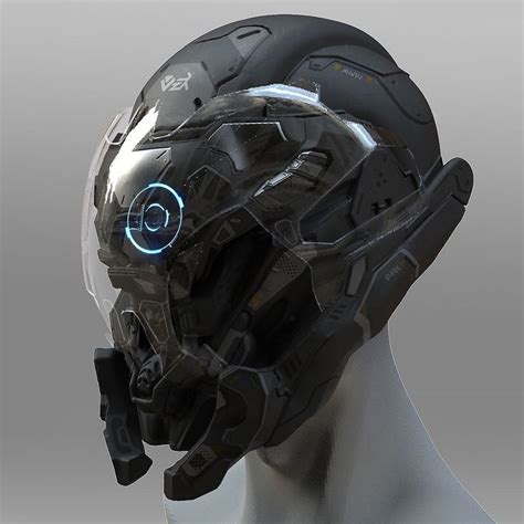 Futuristic Helmet, Futuristic Armour, Futuristic Technology, Cyberpunk Fashion, Sci-fi Armor ...