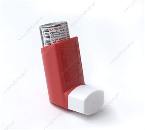 Albuterol Inhaler - Stock Image - C027/9923 - Science Photo Library