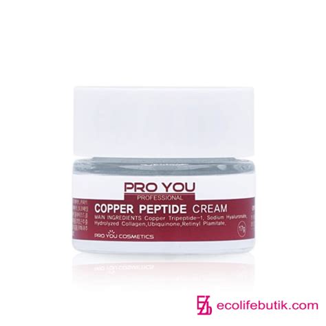 Copper peptide facial cream