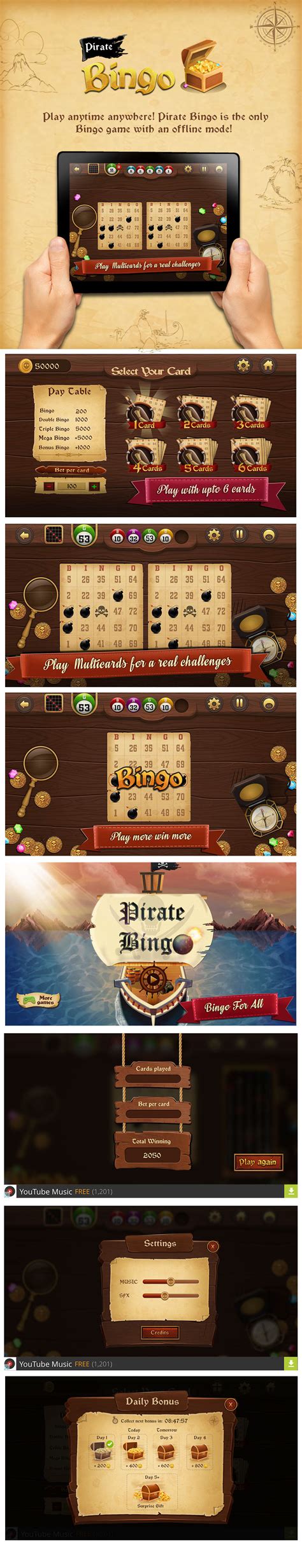 Pirate Bingo on Behance