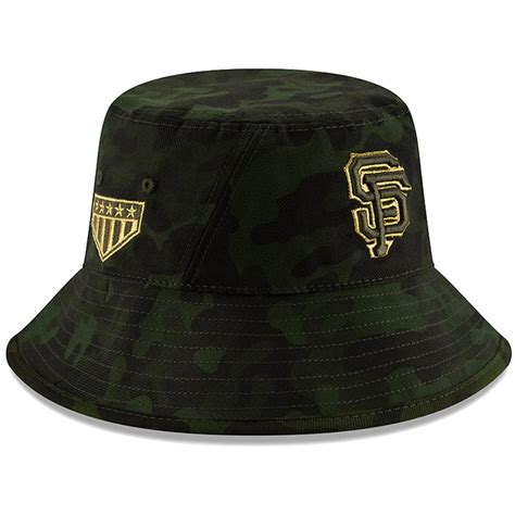 San Francisco Giants New Era 2019 MLB Armed Forces Day Bucket Hat - Camo