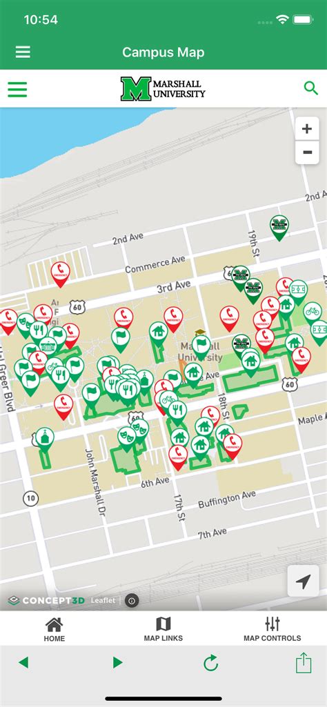 Marshall University Campus Map – Map VectorCampus Map