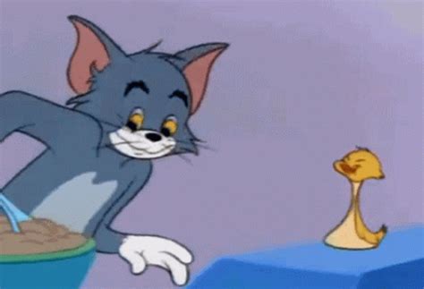 Tom And Jerry Chick GIF - TomAndJerry Chick Feed - Discover & Share GIFs