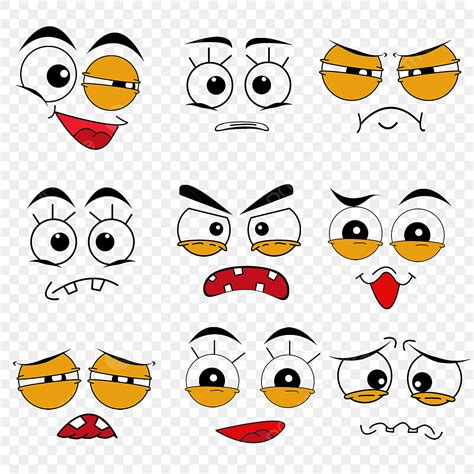 Gambar Emoji Mata Bulat Lucu, Mata Clipart, Kartun, Sedih PNG ...