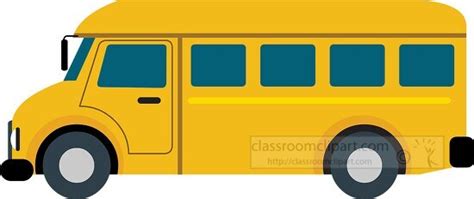 Bus Clipart-blue yellow passenger bus clip art