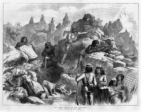 MODOC INDIANS IN THE LAVA BED 1873 INDIAN WAR IN CALIFORNIA GUNS MODOC HISTORY | eBay