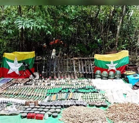 The Osprey: Arakan Army displays weapons-ammunition seized from a ...