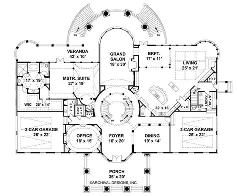 Sussex | Luxury Floor Plan | Traditional House Plan