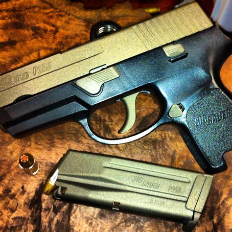 Custom Sig P250 | Shooting guns, Hand guns, Custom toys