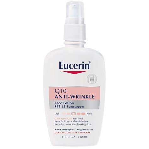 Eucerin Q10 Anti-Wrinkle Sensitive Skin Face Lotion 4 fl. oz. - Walmart.com