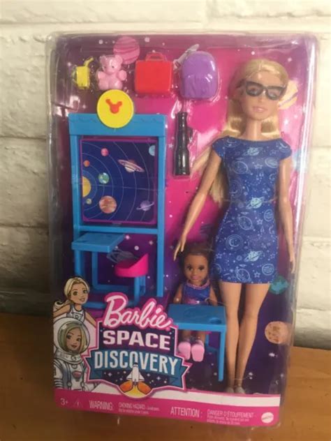BARBIE SPACE DISCOVERY Science Teacher Student Classroom Playset Package Damage $24.26 - PicClick