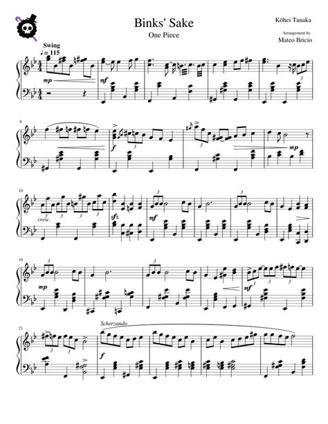 Binks' Sake Sheet music for Piano (Solo) | Musescore.com