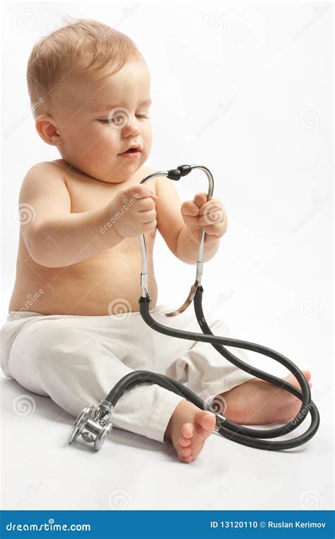 Child With Stethoscope Stock Photo - Image: 13120110