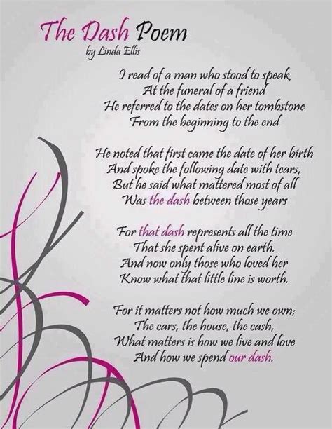 Printable Printable Pdf The Dash Poem