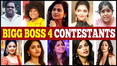 Bigg Boss Season 4 Tamil Contestants List 2020 Updates: Confirmed {50 ...