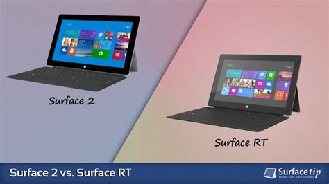 Surface 2 vs. Surface RT - Full Specs Comparison - SurfaceTip