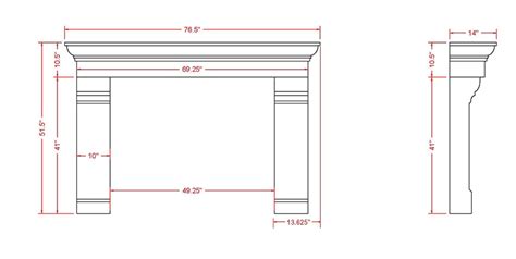 En la mayoría de los casos Entretener Contrapartida fireplace mantel dimensions standard rescate ...