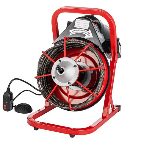 50'x 3/8" Commercial Drain Cleaner Cleaning Machine Snake Sewer Plumbing Tool | eBay