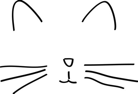 Minimalist Cat Drawing Free Stock Photo - Public Domain Pictures