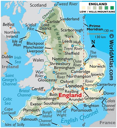 England Maps & Facts - World Atlas
