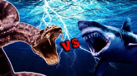 Titanoboa Compared To Megalodon Titanoboa actually couldn t survive on land due to its massive ...