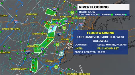 Sunny and seasonal Wednesday; flooding continues in parts of New Jersey