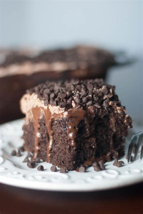 Chocolate Pudding Poke Cake - TGIF - This Grandma is Fun