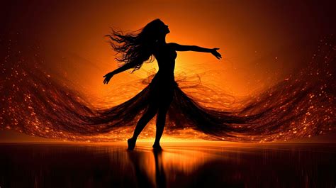 Dancing woman s shadow. silhouette concept 27446623 Stock Photo at Vecteezy