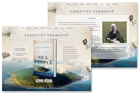 Christina Thompson, Author by Mira T. Lee at Coroflot.com