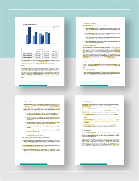 Interior Design Business Plan Template in Google Docs, Pages, PDF, Word - Download | Template.net