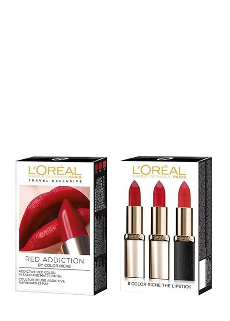 L'Oréal Paris Color Riche Lipstick Trio Nude Addiction Set| London ...