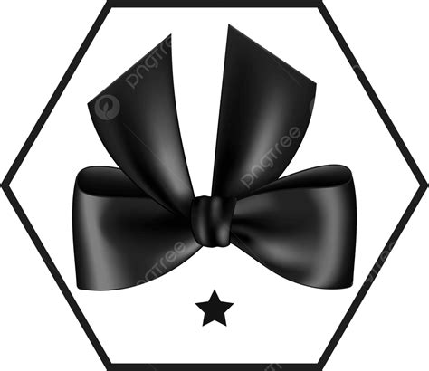 Men Black Bow Tie, Black Bow, Black Bow Tie, Bow Tie PNG and Vector with Transparent Background ...