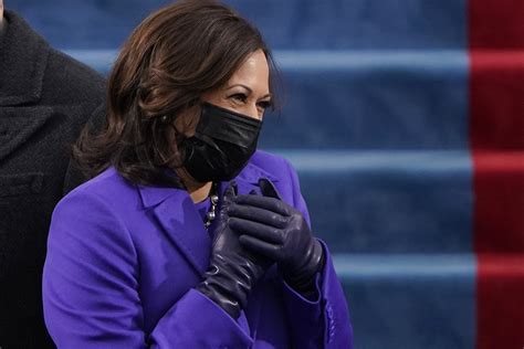 Kamala Harris Wears Purple Coat on Inauguration Day 2021 – Footwear News