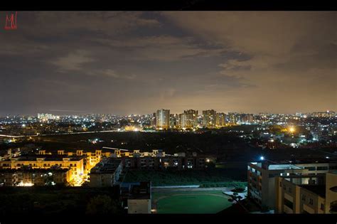 Night Skyline over Gurgaon