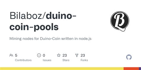 GitHub - Bilaboz/duino-coin-pools: Mining nodes for Duino-Coin written ...