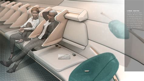 Airbus // airplane interior on Behance